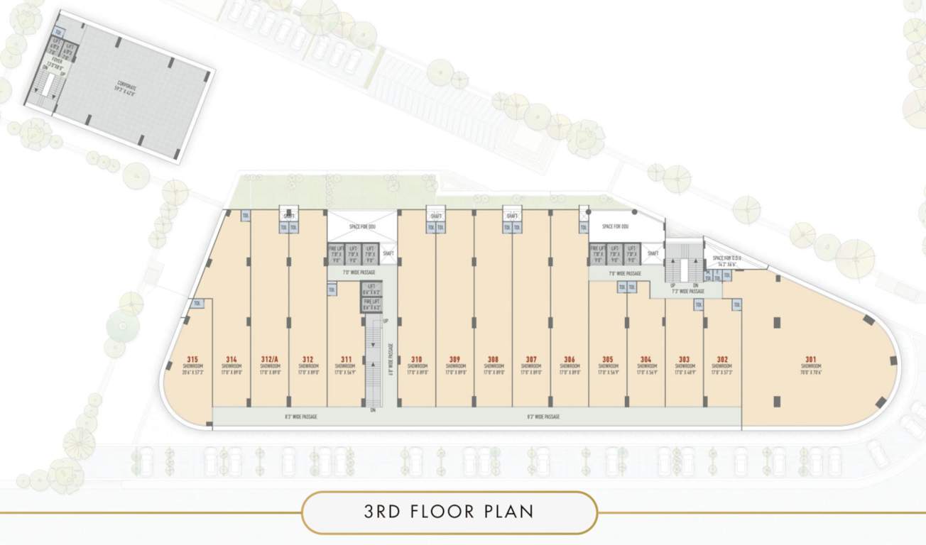  the keshavbaug capital A Cluster Plan For 3rd Floor
