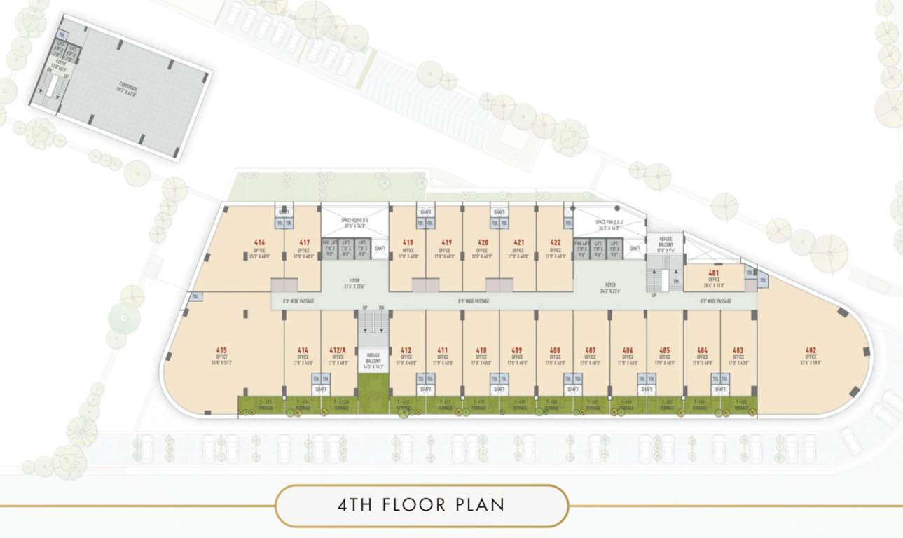  the keshavbaug capital A Cluster Plan For 4th Floor