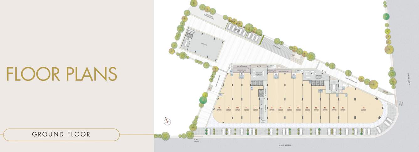  the keshavbaug capital A Ground Cluster Plan