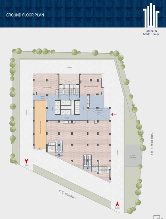  titanium world tower A Ground Cluster Plan
