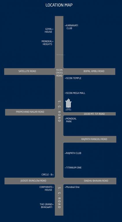  titanium world tower Location Plan