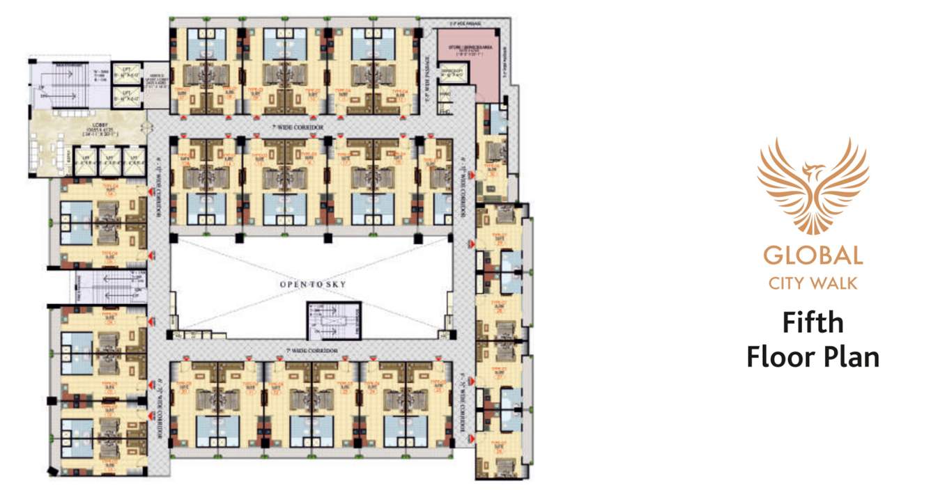 global city walk Global City Walk Cluster Plan for 5th Floor