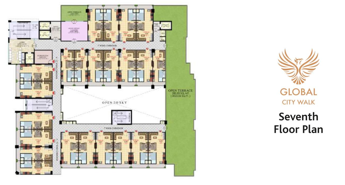 global city walk Global City Walk Cluster Plan for 7th Floor