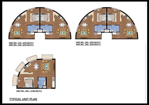  c1-hazratganj-commercial-at-omaxe-integrated-tow T-1 Cluster Plan
