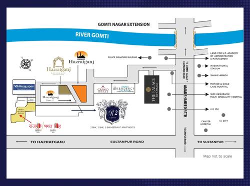  c1-hazratganj-commercial-at-omaxe-integrated-tow Location Plan