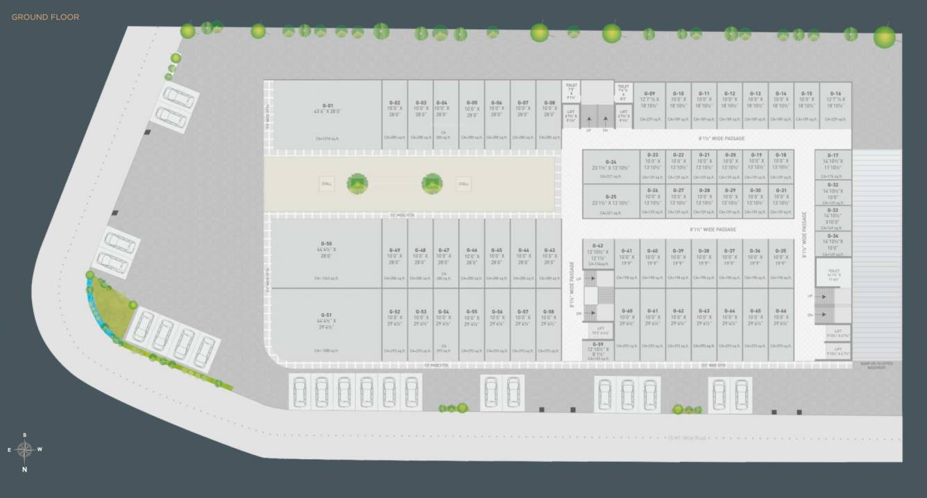 exxoniic Exxoniic Ground Floor Cluster Plan