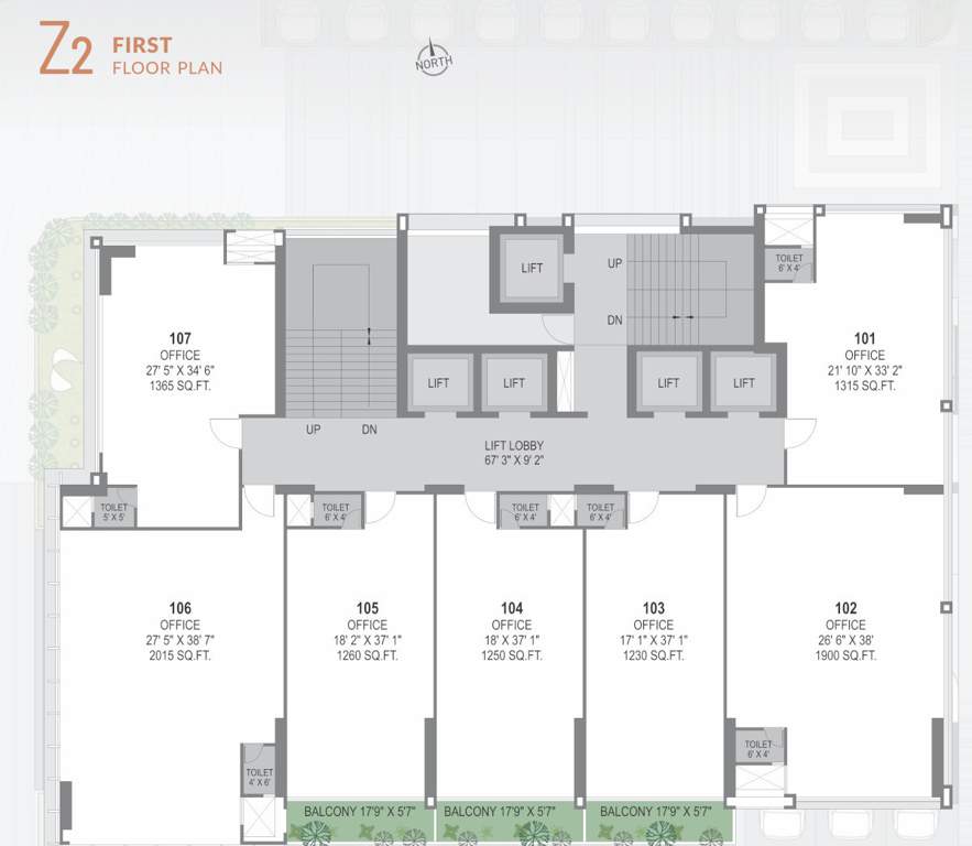  z2 A Cluster Plan For 1st Floor