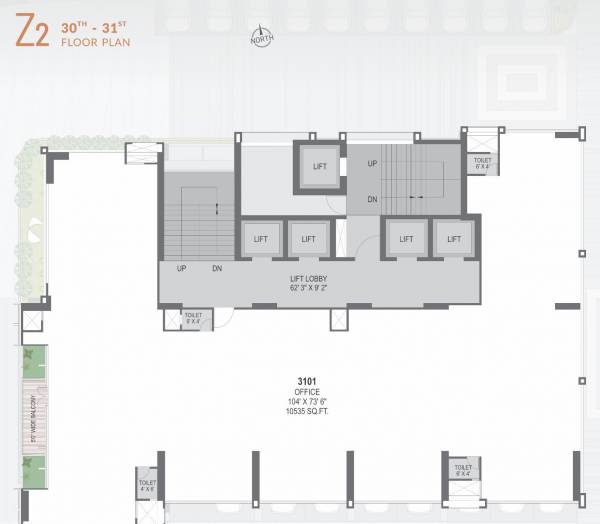 z2 A Cluster Plan From 30th To 31th Floor