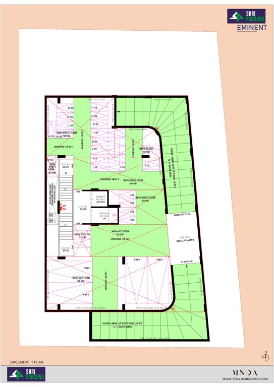  eminent Eminent Basement 1 Floor Cluster Plan