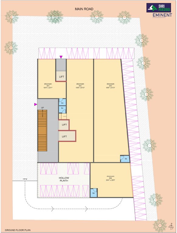  eminent Eminent Ground Floor Cluster Plan