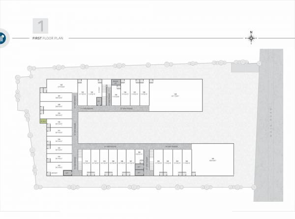  landmark Landmark Cluster Plan for 1st Floor
