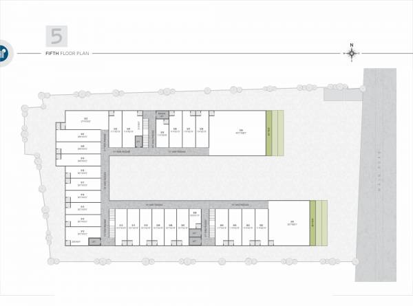  landmark Landmark Cluster Plan for 5th Floor