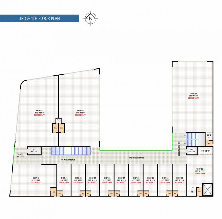  aeon plaza Aeon Plaza Cluster Plan for 3rd Floor