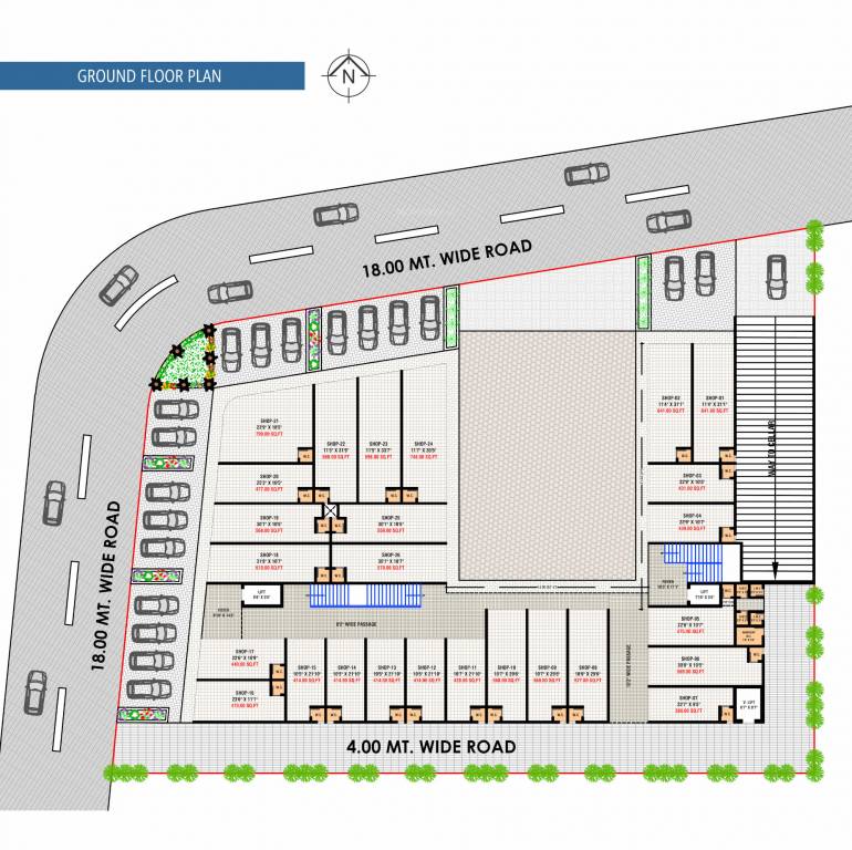 aeon plaza Aeon Plaza Ground Floor Cluster Plan