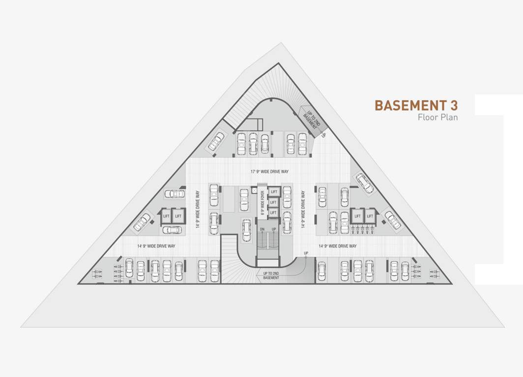  sukrut business park ii Sukrut Business Park II Basement 3 Floor Cluster Plan
