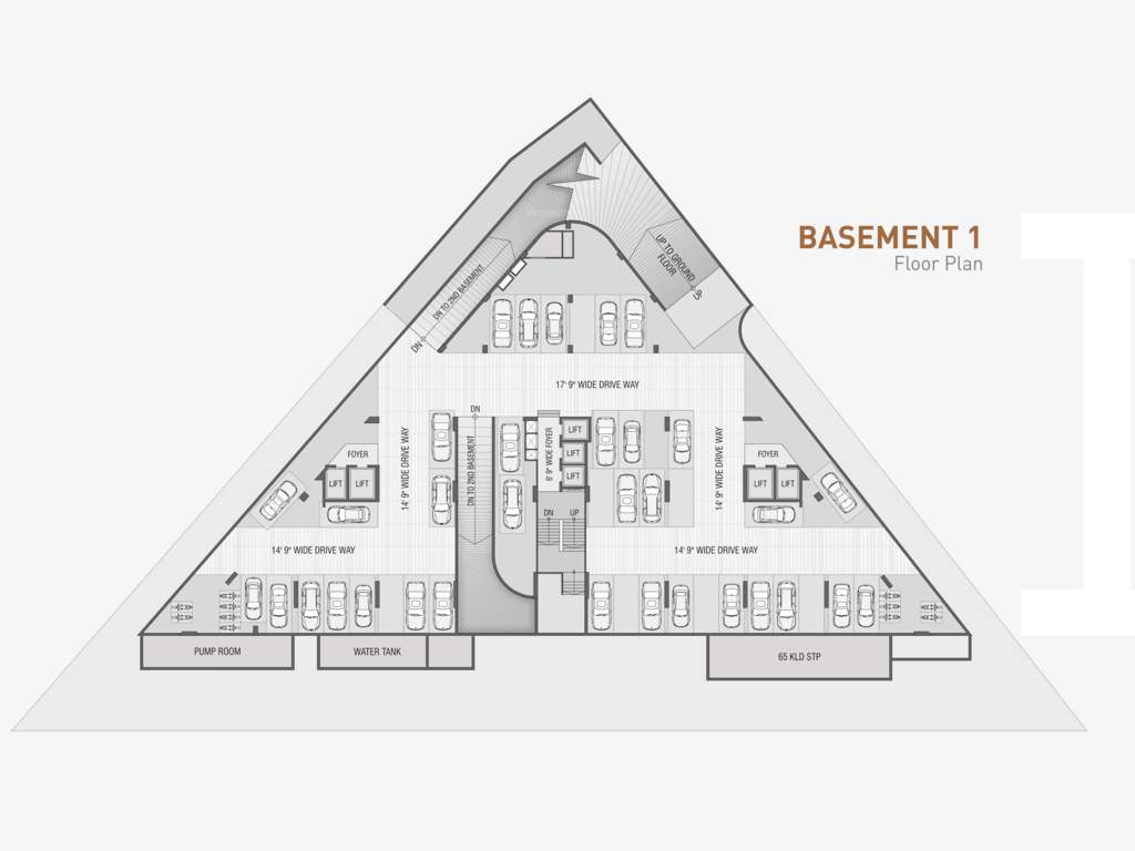  sukrut business park ii Sukrut Business Park II Basement Floor Cluster Plan