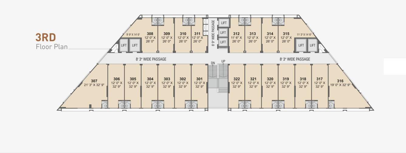  sukrut business park ii Sukrut Business Park II Cluster Plan for 3rd Floor