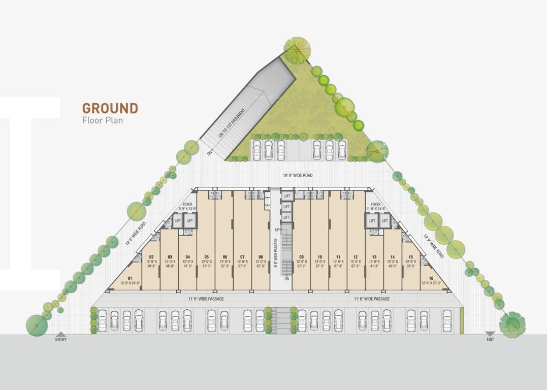  sukrut business park ii Sukrut Business Park II Ground Floor Cluster Plan