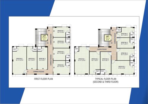  business-hub Business Hub Cluster Plan from 1st to 3rd Floor