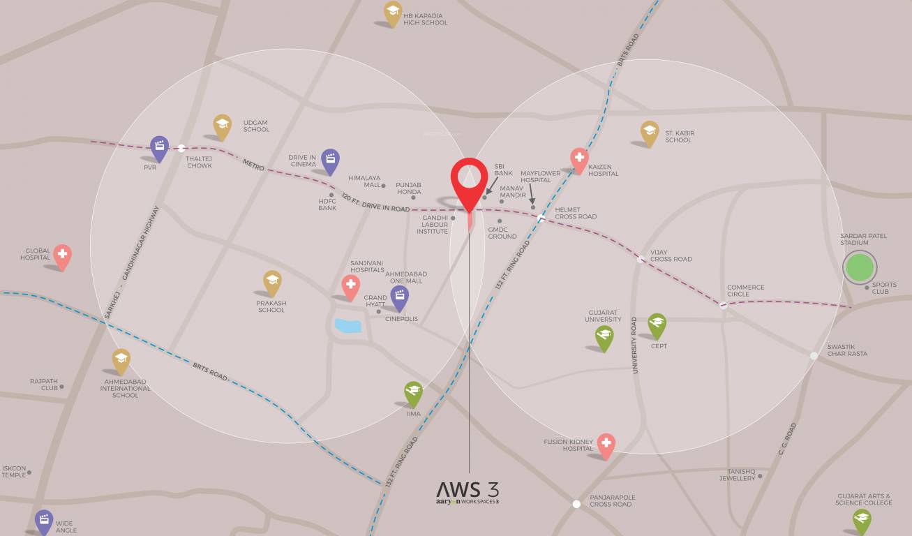  workspaces 3 Location Plan