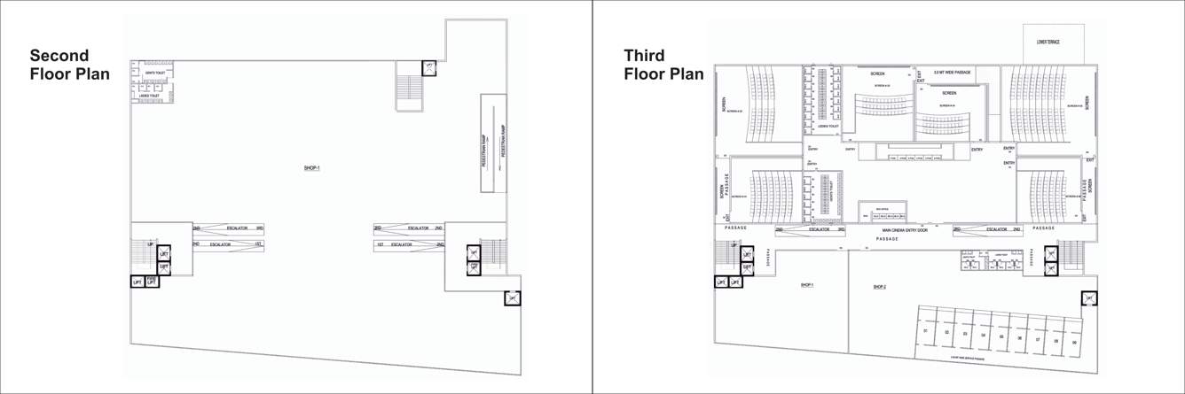  holiday mall Holiday Mall Cluster Plan from 2nd to 3rd Floor