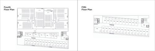 holiday-mall Holiday Mall Cluster Plan from 4th to 5th Floor