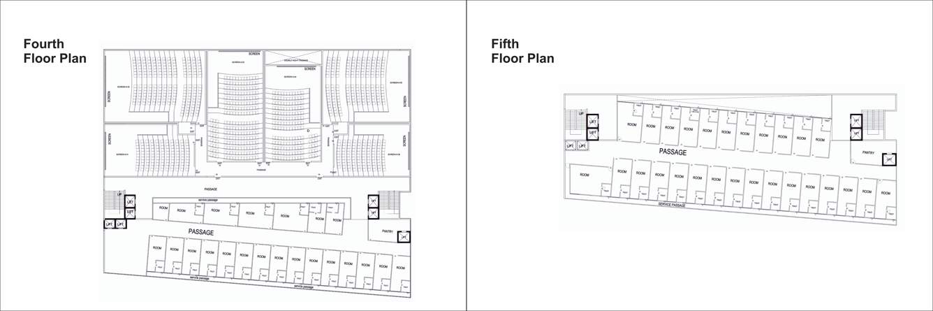  holiday mall Holiday Mall Cluster Plan from 4th to 5th Floor
