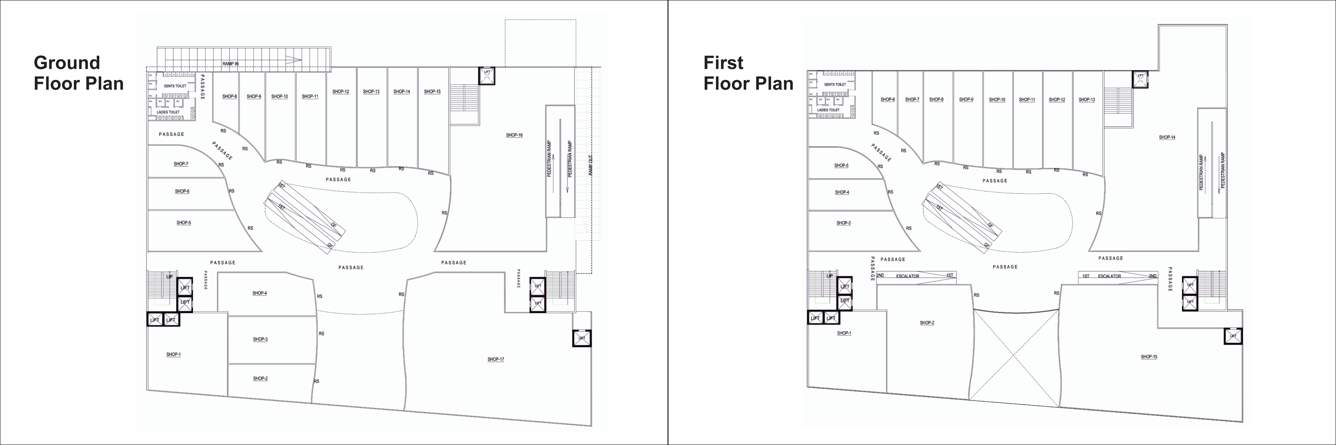  holiday mall Holiday Mall Cluster Plan from ground to 1st Floor