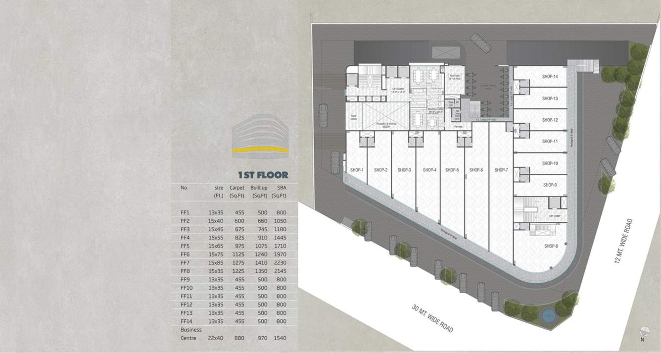  urban ii Urban II Cluster Plan for 1st Floor