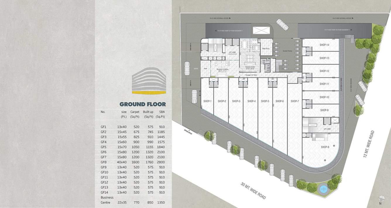  urban ii Urban II Cluster Plan for ground Floor