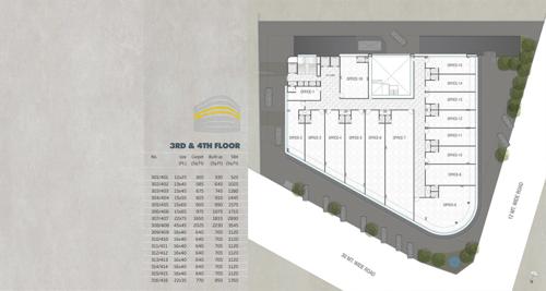  urban-ii Urban II Cluster Plan from 3rd to 4th Floor