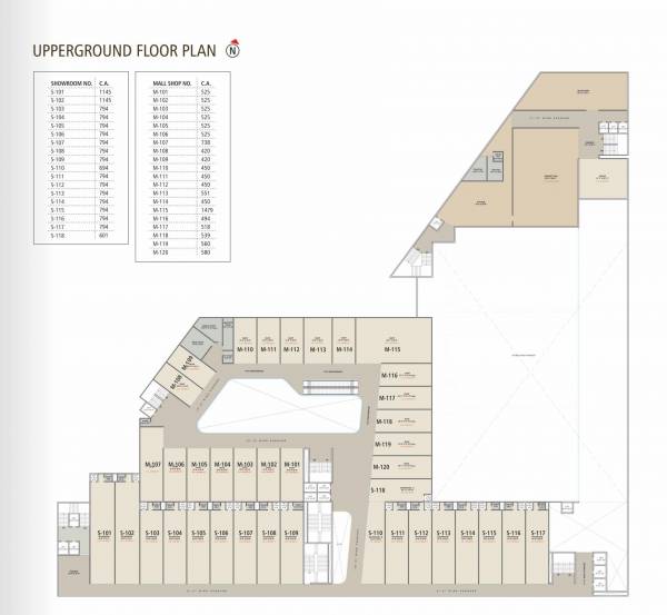  united-city 01 Cluster Plan For Upper Ground Floor