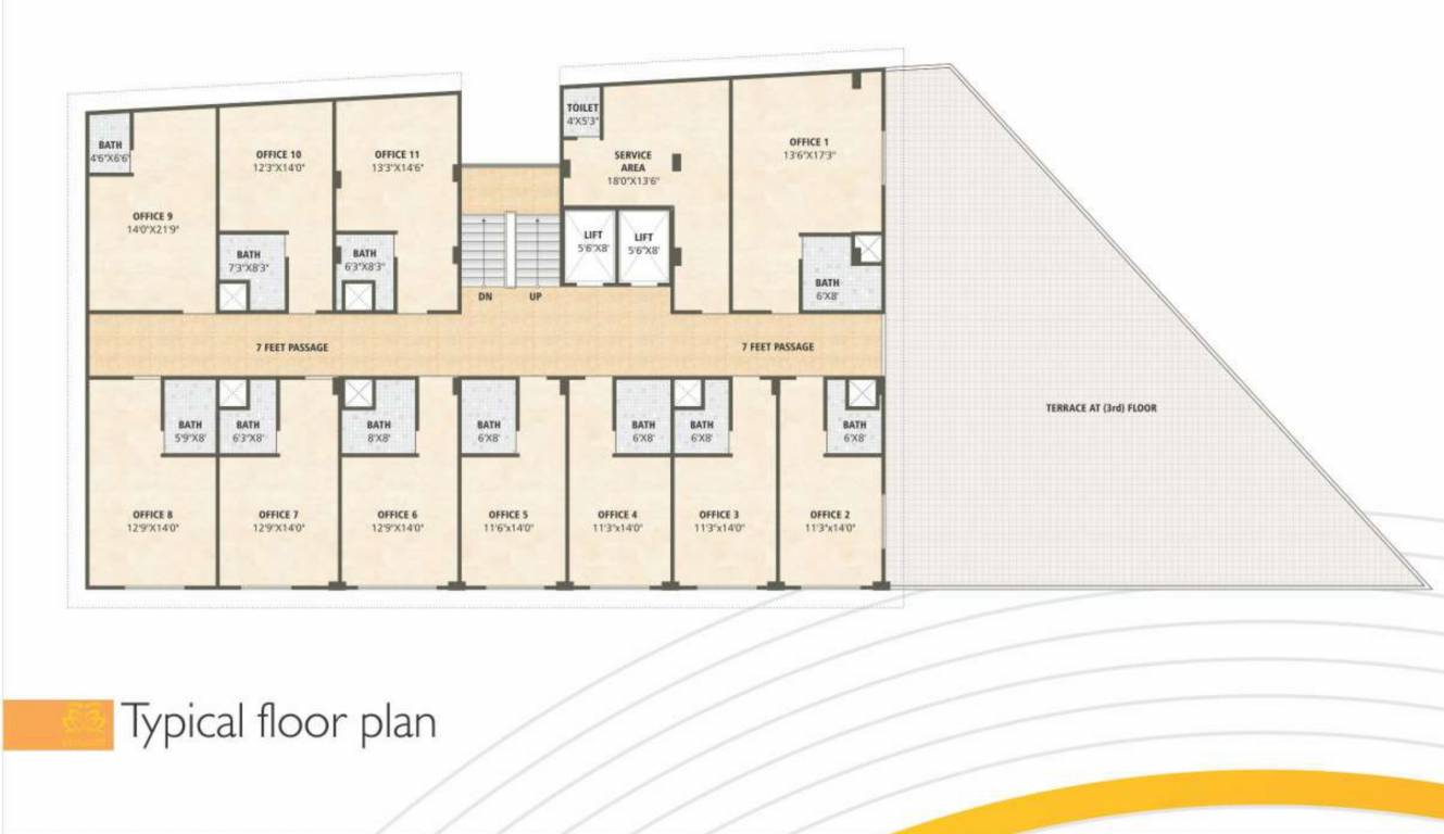  plaza Plaza Typical Floor Cluster Plan
