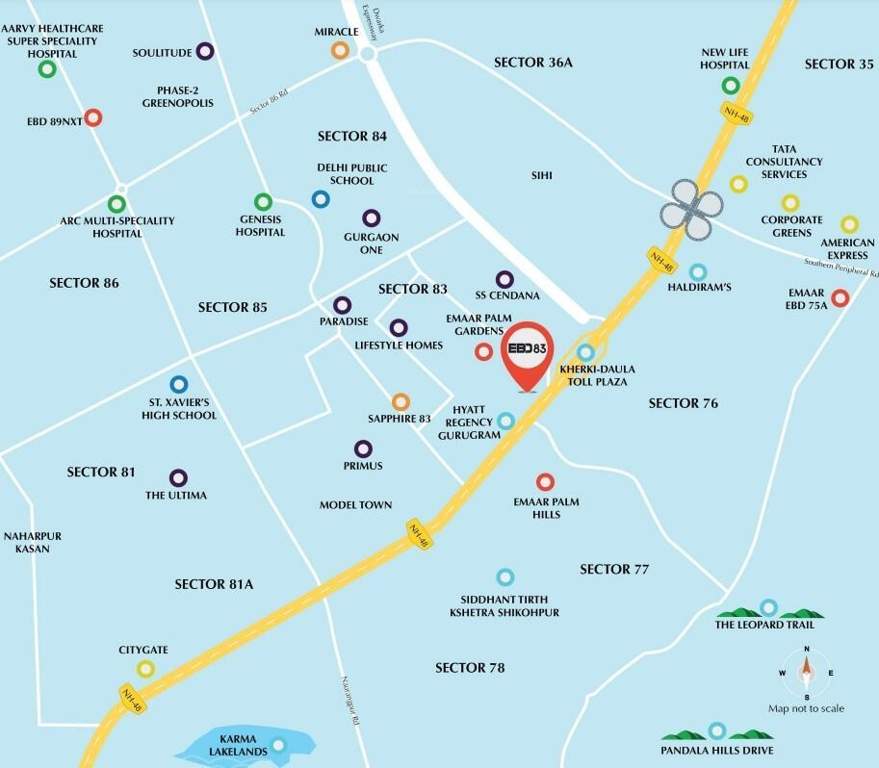  business district 83 Location Plan