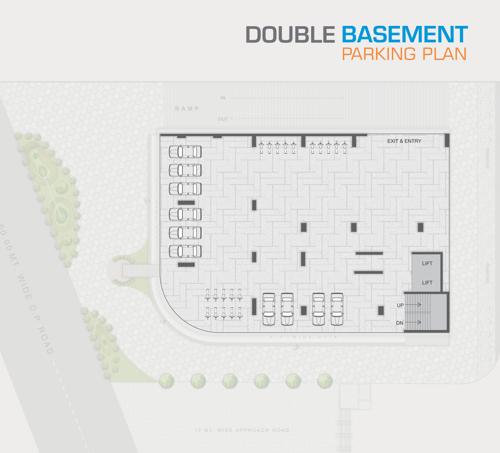  sarthana-business-hub Sarthana Business Hub Basement Floor Cluster Plan