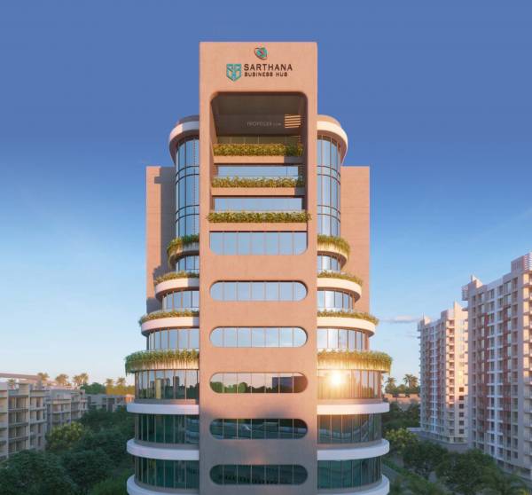 Elevation sarthana-business-hub Elevation