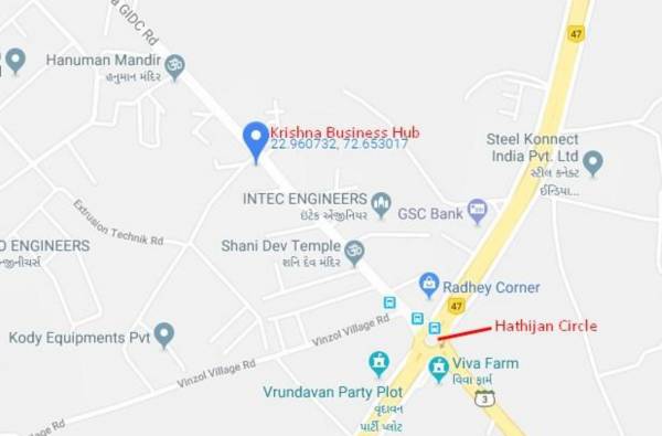  krishna-business-hub Location Plan