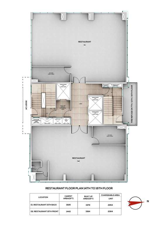  park nx Park NX Cluster Plan from 14th to 18th Floor