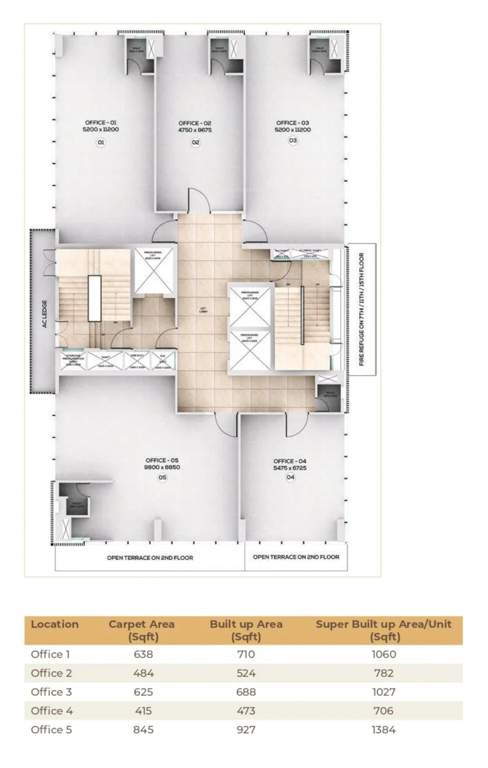  park nx Park NX Cluster Plan from 3rd to 13th Floor
