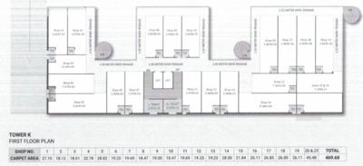 Darshanam Trade Center III Cluster Plan For 1st Floor trade-center-iii Darshanam Trade Center III Cluster Plan For 1st Floor