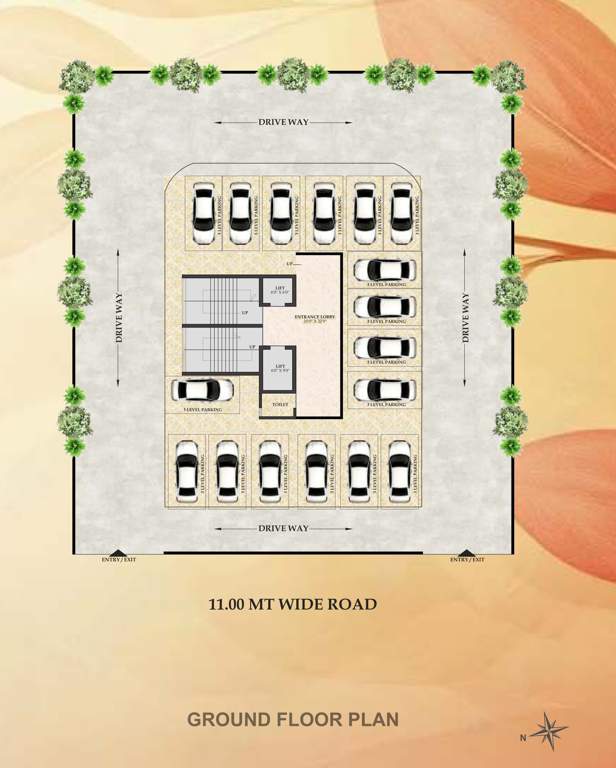  hari om bhakti Hari Om Bhakti Cluster Plan For Ground Floor
