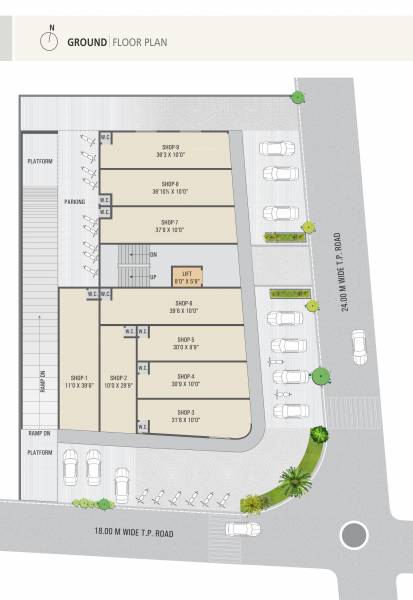  s-r-square S R Square Cluster Plan for ground Floor