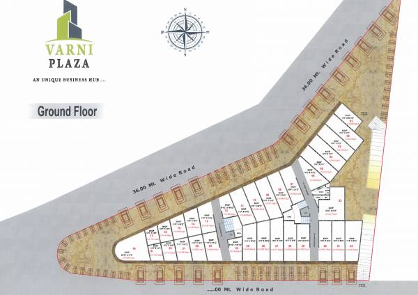 plaza Plaza Cluster Plan for ground Floor