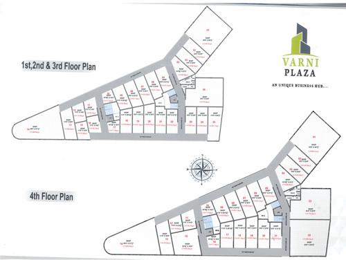  plaza Plaza Cluster Plan from 1st to 4th Floor
