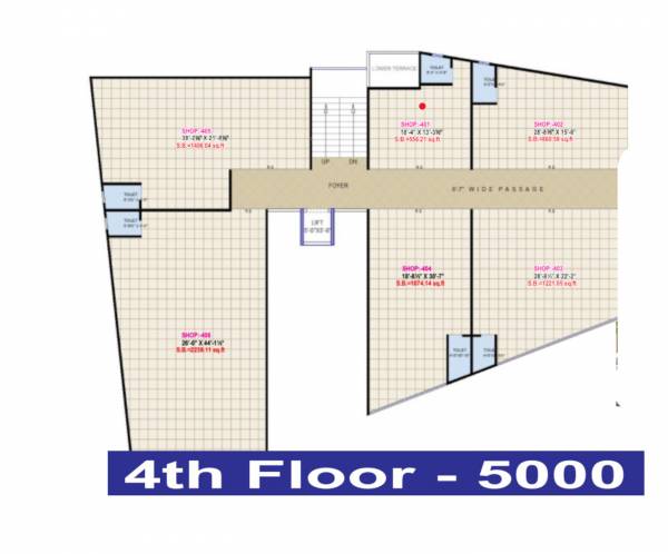  shopping 1 Cluster Plan For 4th Floor