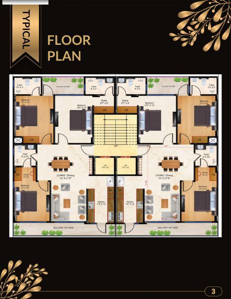  nm-builder-floor NM Builder Floor Cluster Plan for Typical Floor