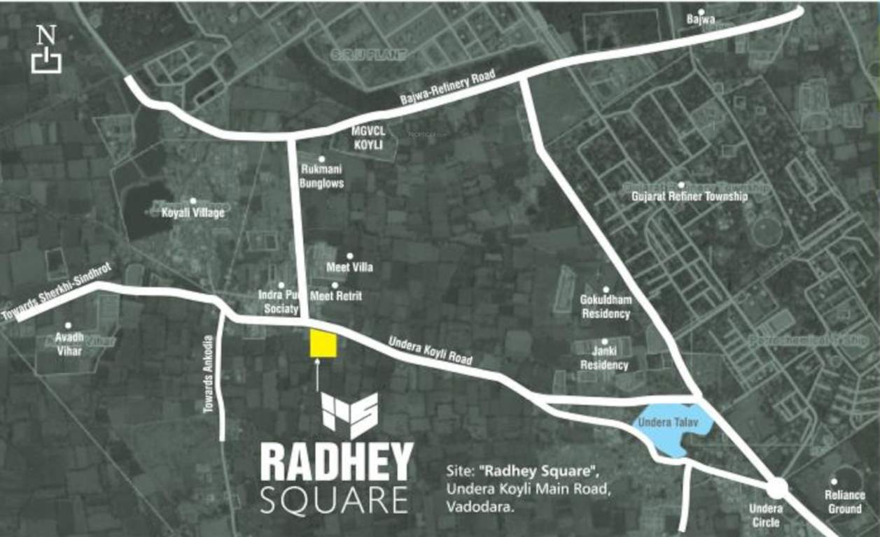  radhey square Location Plan