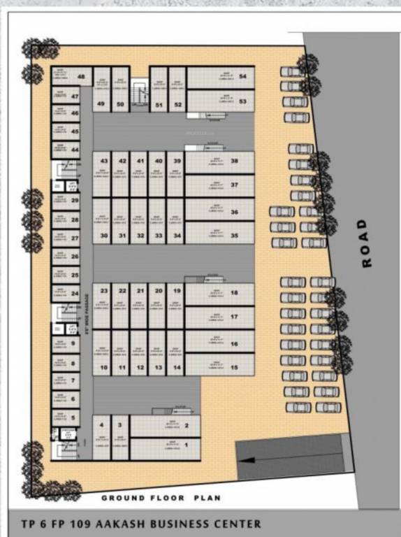 business center 1 Cluster Plan For Ground Floor