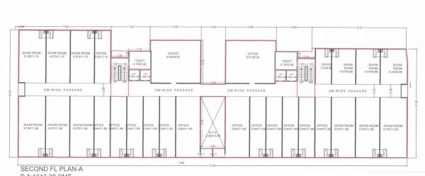 Building 1 Cluster Plan For 2nd Floor heerranj-heights Building 1 Cluster Plan For 2nd Floor