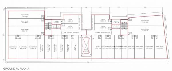 Building 1 Cluster Plan For Ground Floor heerranj-heights Building 1 Cluster Plan For Ground Floor
